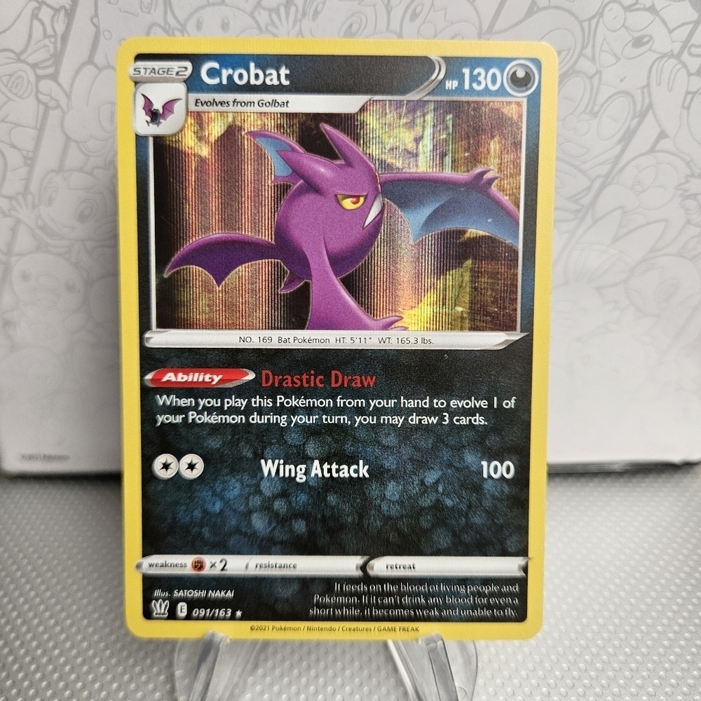 Crobat 091/163 Pokemon TCG Holo Rare